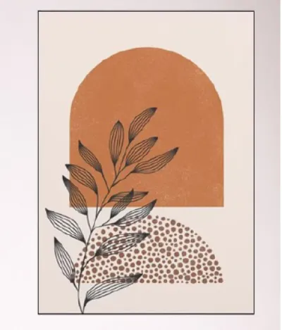 Framed botanical wall art, the free gift with every package